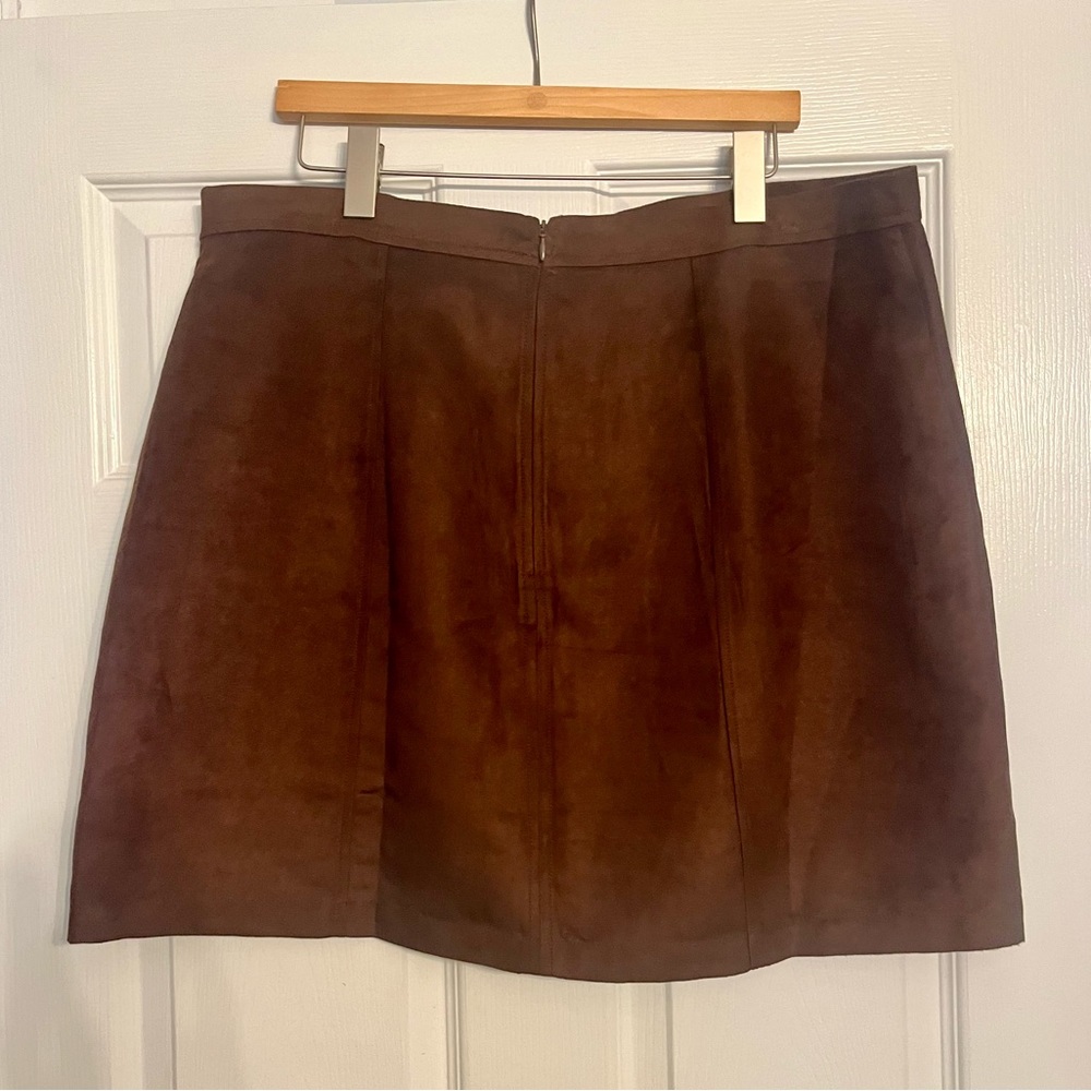Banana Republic Dakota Brown Suede Skirt